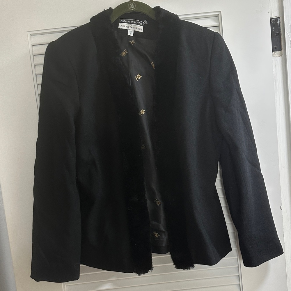 Saks Fifth Avenue Black Blazer